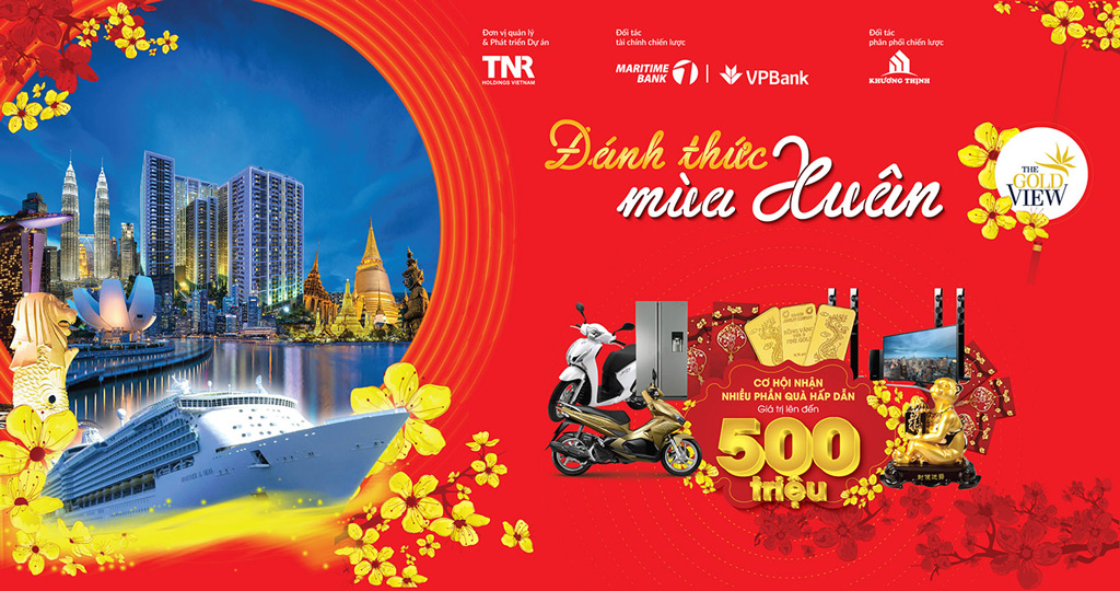 ĐÁNH THỨC MÙA XUÂN CÙNG TNR THE GOLDVIEW